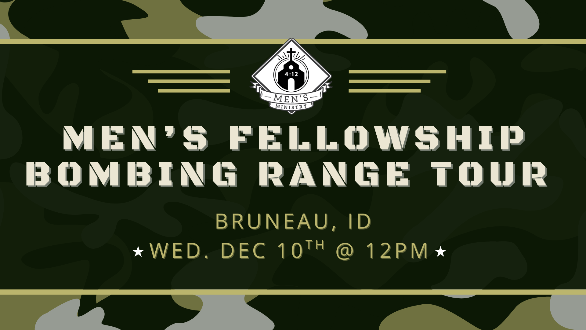 Men’s fellowship bombing range tour