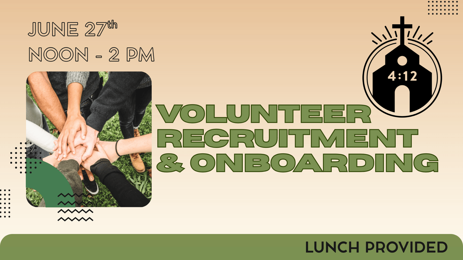 June 27th NOON 1 PM